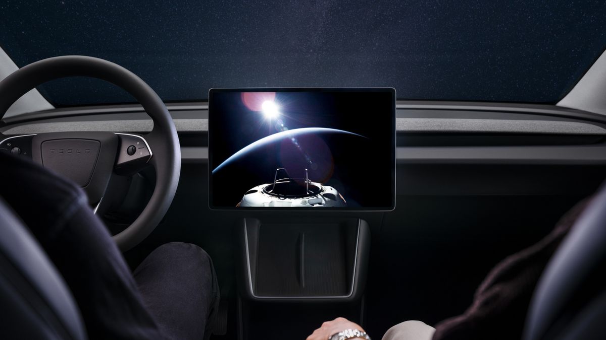 Tesla Model Y 2025. Мультимедиа. Внедорожник 5 дв., 1 поколение, рестайлинг