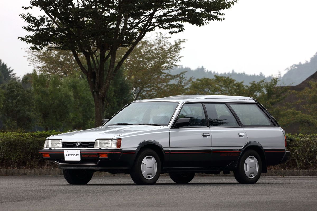 Subaru Leone 1984. Carrosserie, extérieur. Break 5-portes, 3 génération