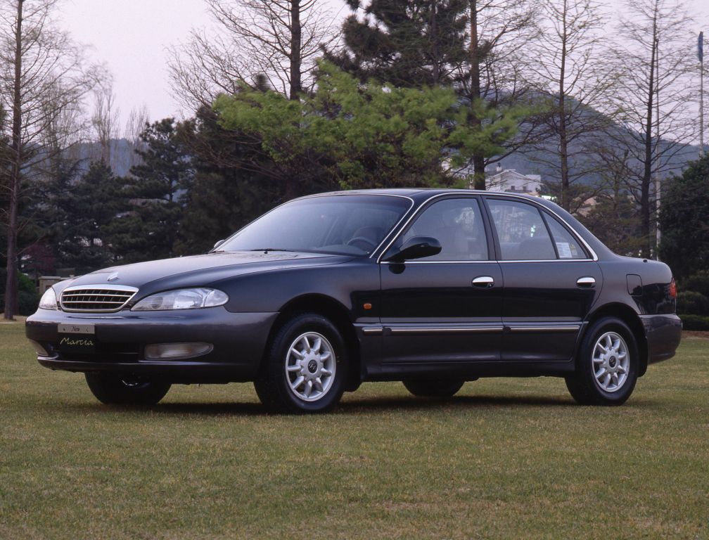 Hyundai Marcia 1995. Carrosserie, extérieur. Berline, 1 génération