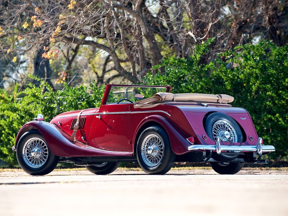 Morgan Plus 4 1950. Bodywork, Exterior. Speedster, 1 generation