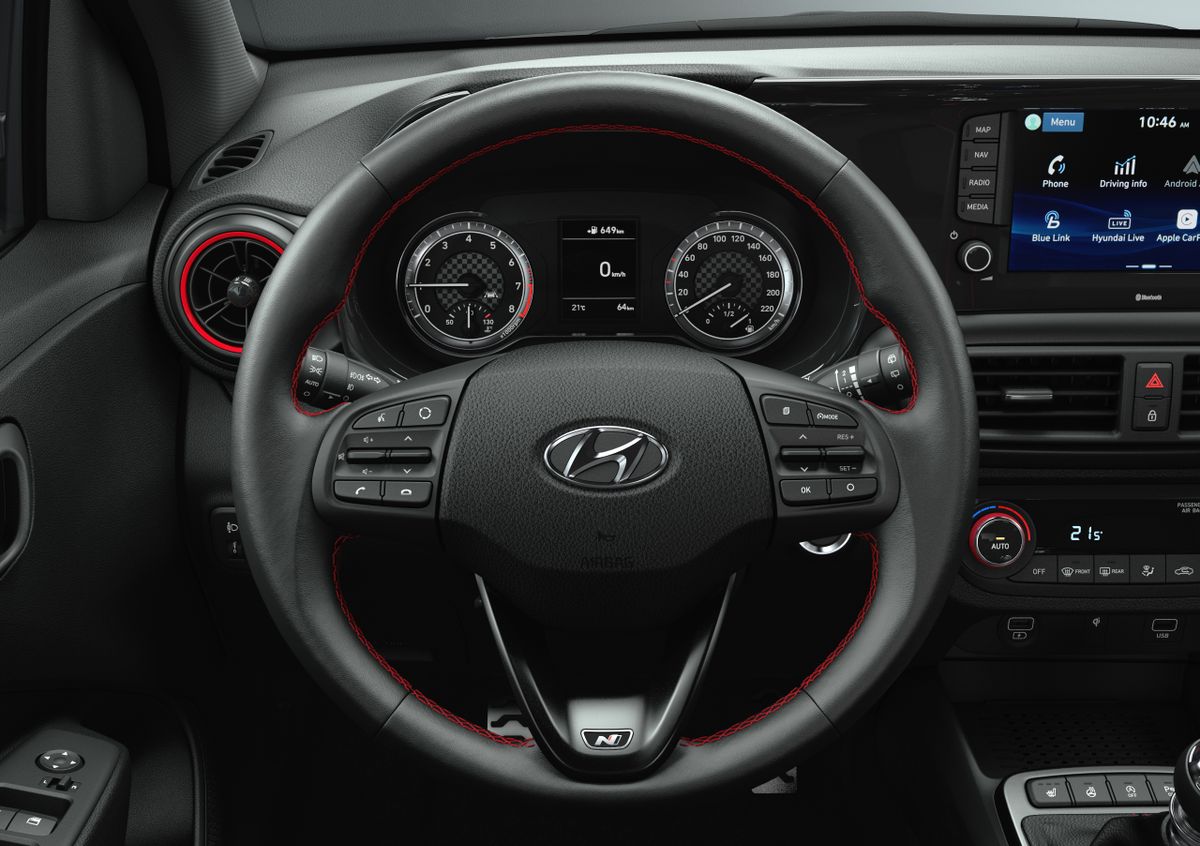 Hyundai i10 2019. Dashboard. Mini 5-doors, 3 generation
