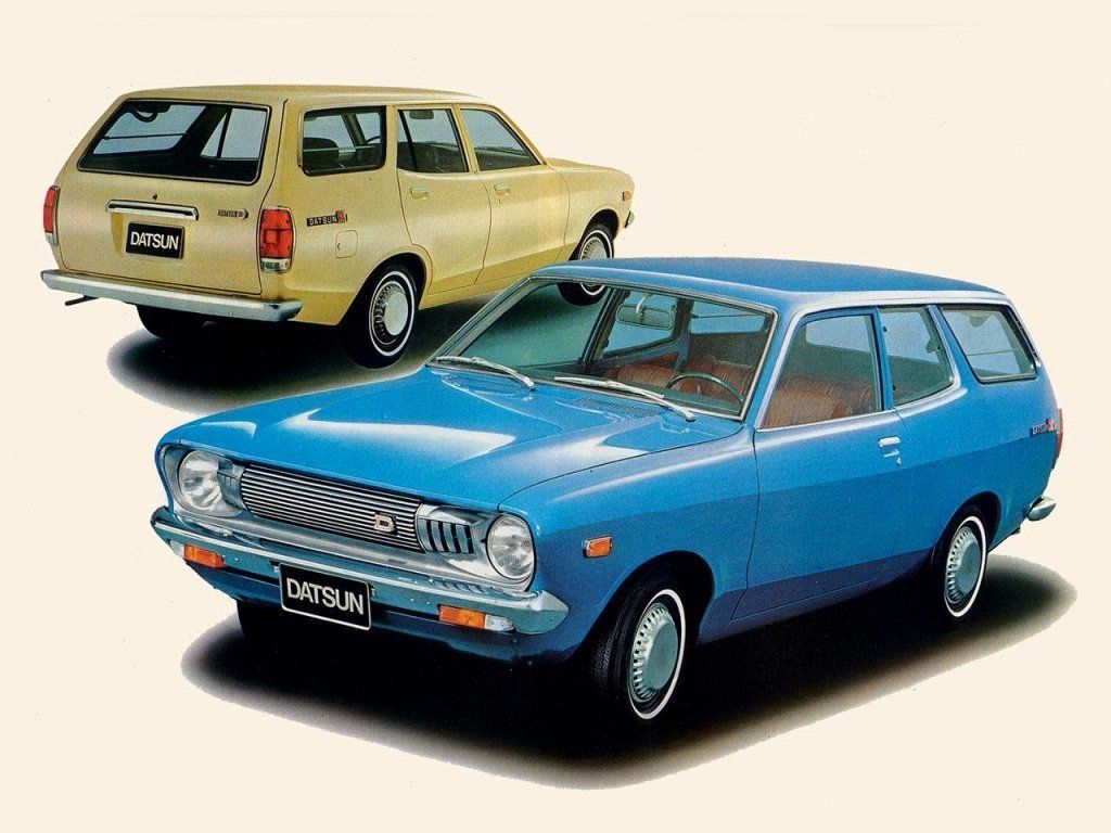 Nissan Sunny 1970. Carrosserie, extérieur. Break 5-portes, 2 génération