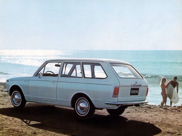 טויוטה קורולה ‏1966. מרכב, צורה. סטיישן 3 דלתות, 1 דור