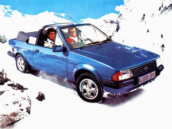 Ford Escort 1980. Carrosserie, extérieur. Cabriolet, 3 génération