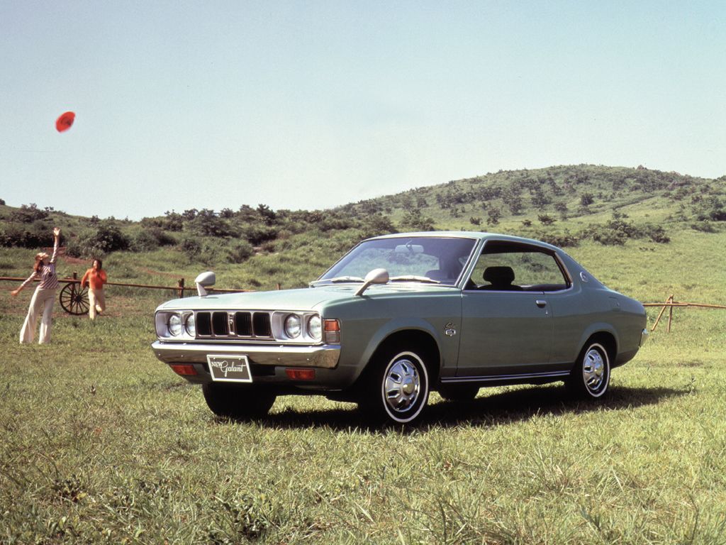 Mitsubishi Galant 1973. Carrosserie, extérieur. Coupé, 2 génération