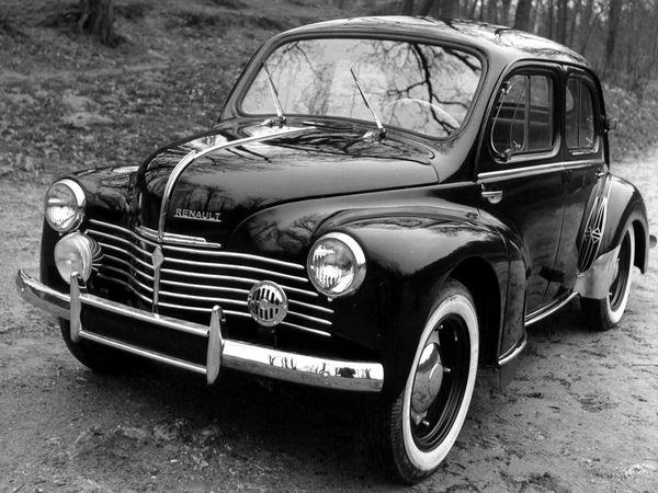رينو 4CV 1947. الهيكل، المظهر الخارجي. سيدان, 1 الجيل
