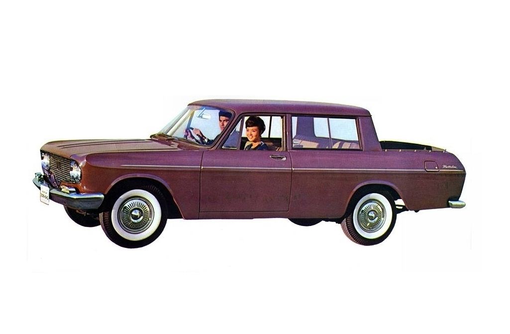 Тойота Краун 1962. Кузов, экстерьер. Пикап Двойная кабина, 2 поколение