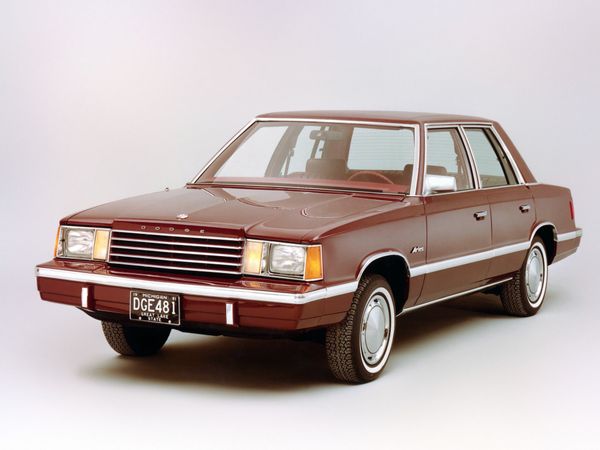 Dodge Aries 1981. Carrosserie, extérieur. Berline, 1 génération