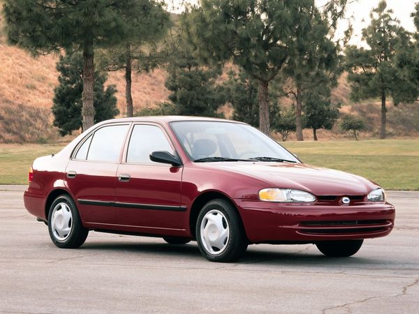 Chevrolet Prizm 1997. Carrosserie, extérieur. Berline, 1 génération