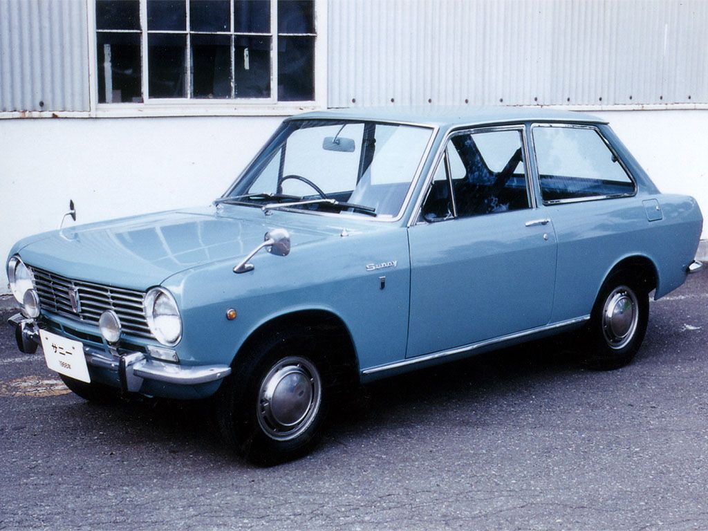 Nissan Sunny 1966. Bodywork, Exterior. Sedan 2-doors, 1 generation