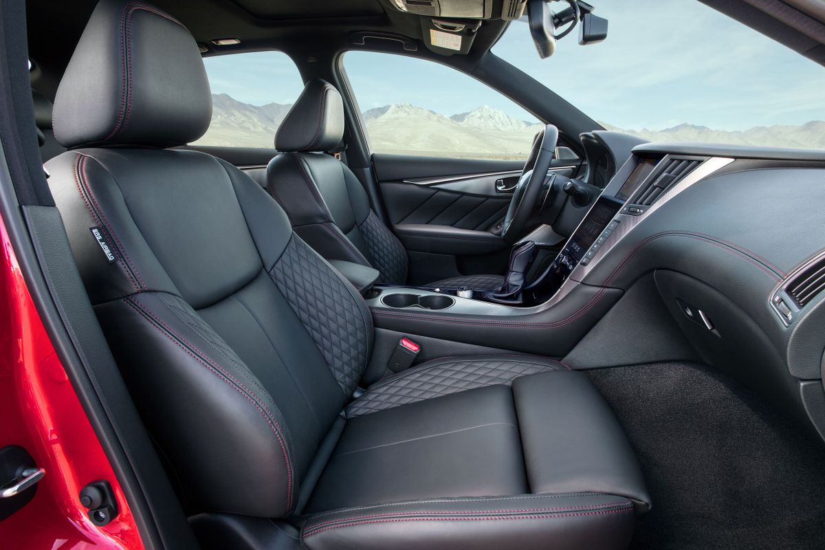 Infiniti Q50 2017. Front seats. Sedan, 1 generation, restyling