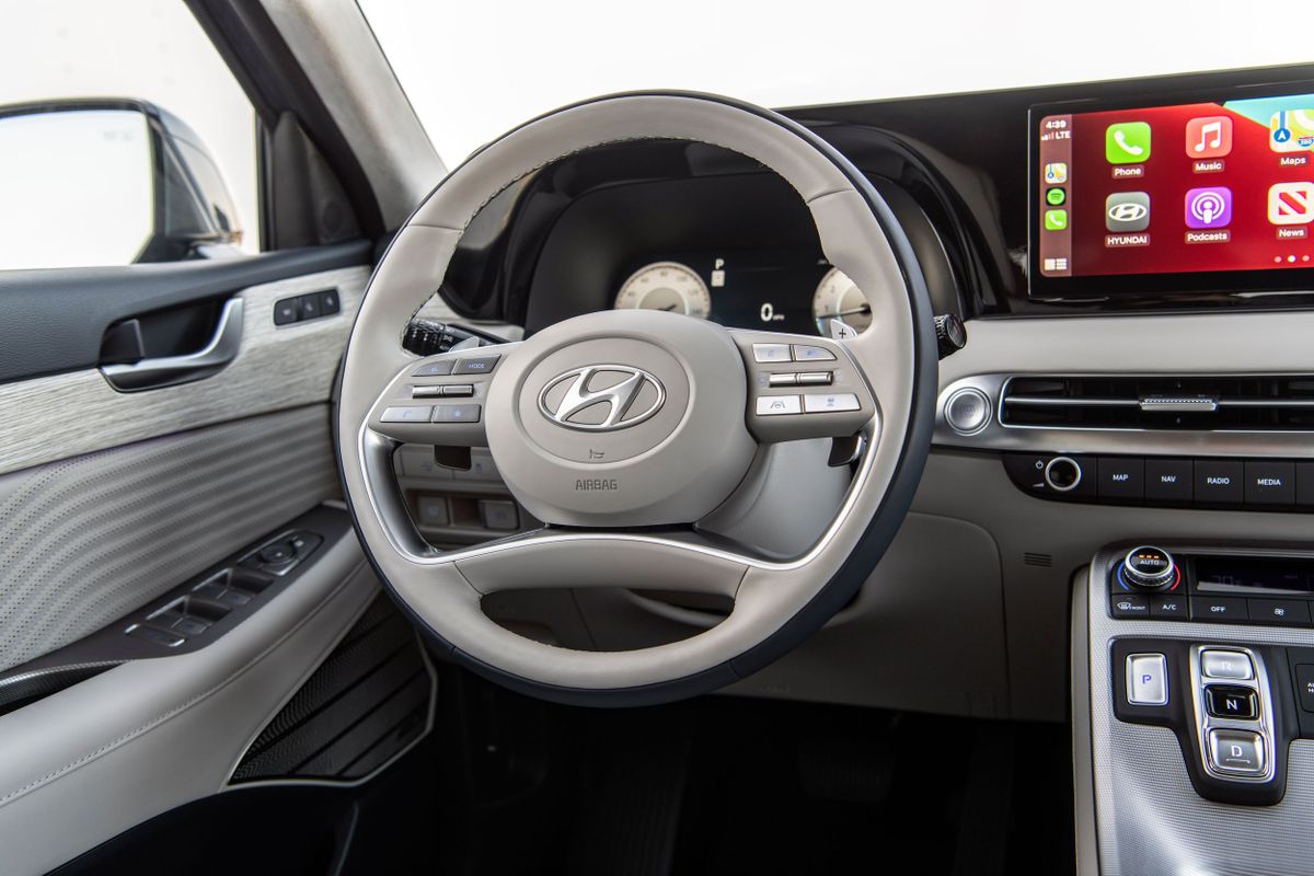 Hyundai Palisade 2022. Tableau de bord. VUS 5-portes, 1 génération, restyling