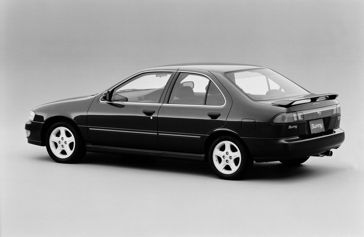 Nissan Sunny 1993. Carrosserie, extérieur. Berline, 8 génération