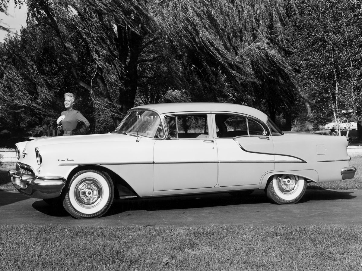 Oldsmobile Ninety Eight 1954. Bodywork, Exterior. Sedan, 3 generation