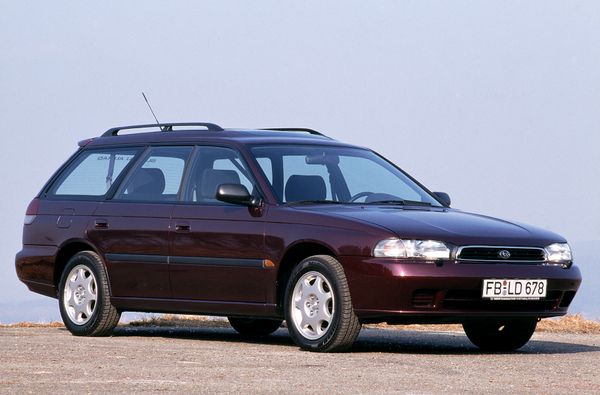 Subaru Legacy 1993. Carrosserie, extérieur. Break 5-portes, 2 génération