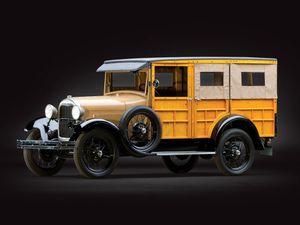Форд Модель А 1927. Кузов, экстерьер. Универсал 5 дв., 1 поколение