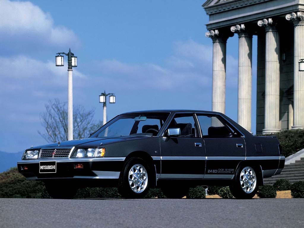 Mitsubishi Sapporo 1987. Carrosserie, extérieur. Berline, 2 génération
