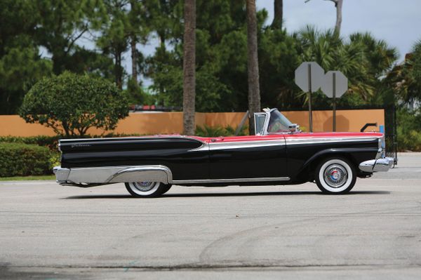 Ford Galaxie 1959. Carrosserie, extérieur. Cabriolet, 1 génération