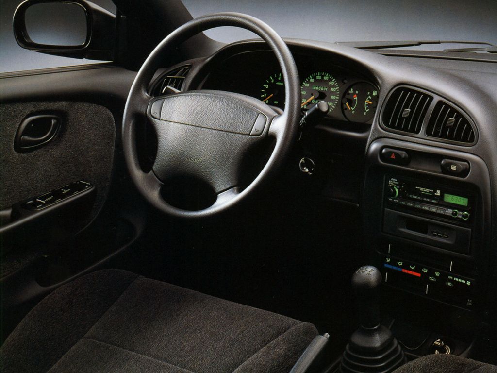 Suzuki Baleno 1995. Dashboard. Mini 3-doors, 1 generation