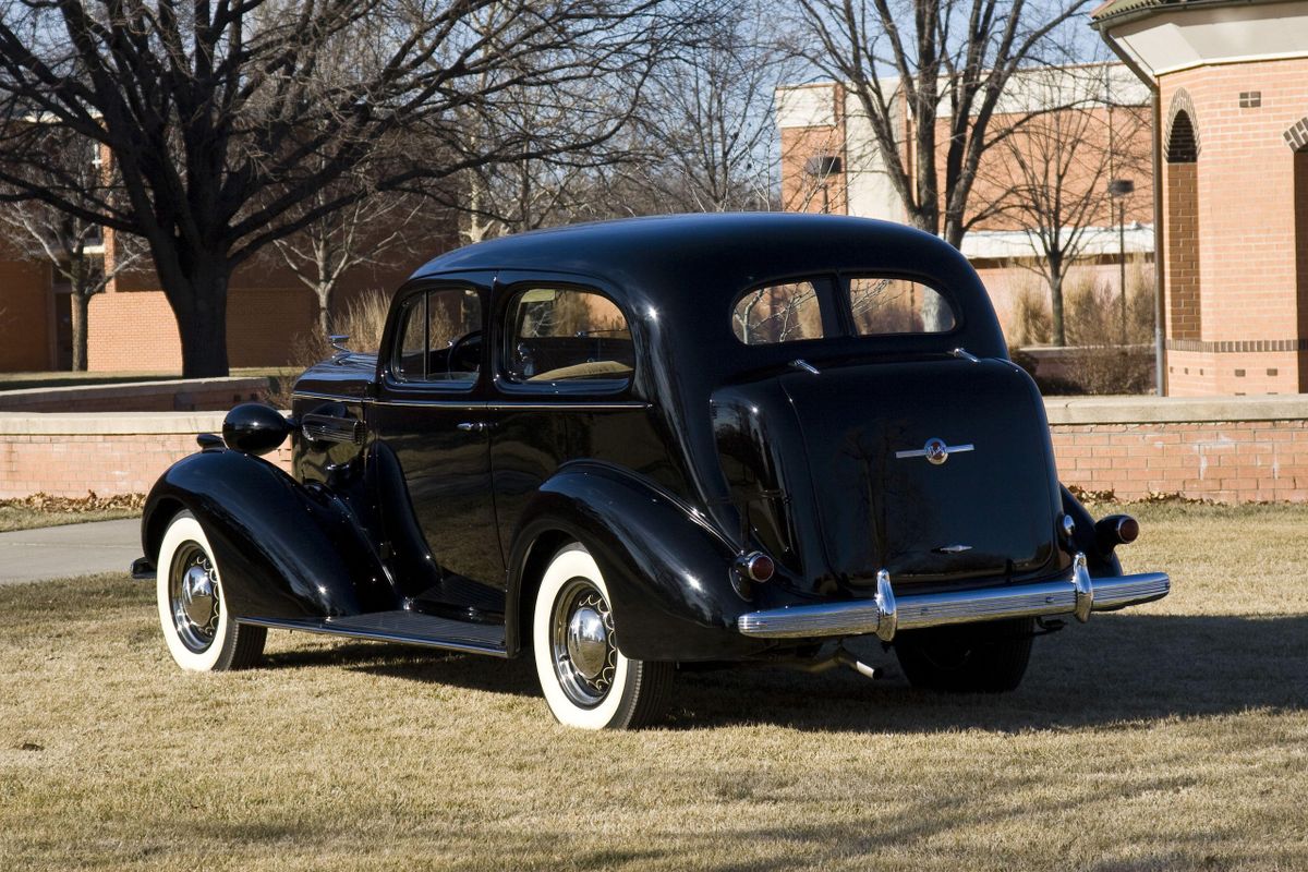 Buick Special 1936. Carrosserie, extérieur. Berline 2-portes, 1 génération