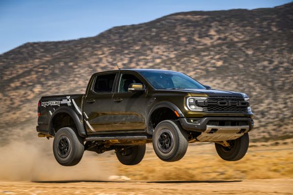 Ford Ranger Raptor 2023. Bodywork, Exterior. Pickup double-cab, 5 generation