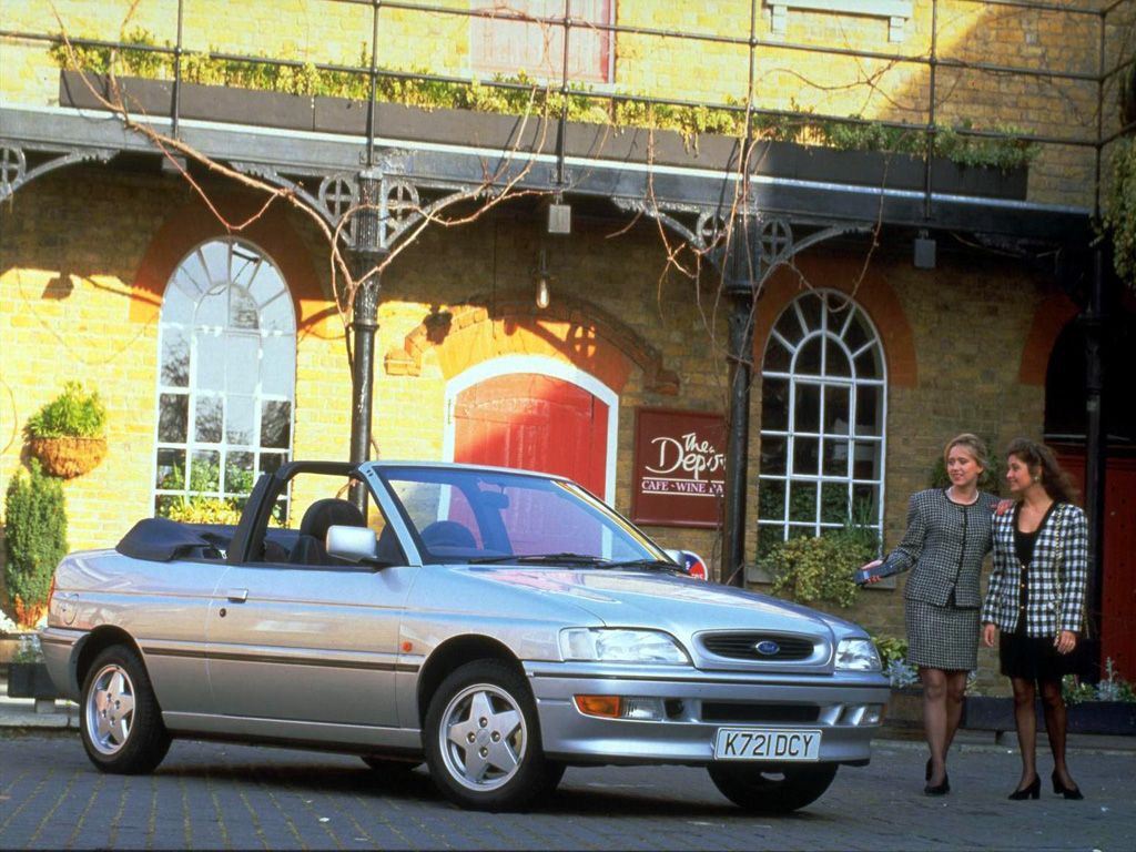 Ford Escort 1991. Carrosserie, extérieur. Cabriolet, 5 génération, restyling 1