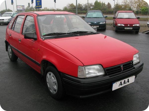 Daewoo Racer 1986. Bodywork, Exterior. Hatchback 5-door, 1 generation