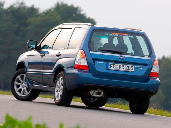 Subaru Forester 2005. Carrosserie, extérieur. VUS 5-portes, 2 génération, restyling