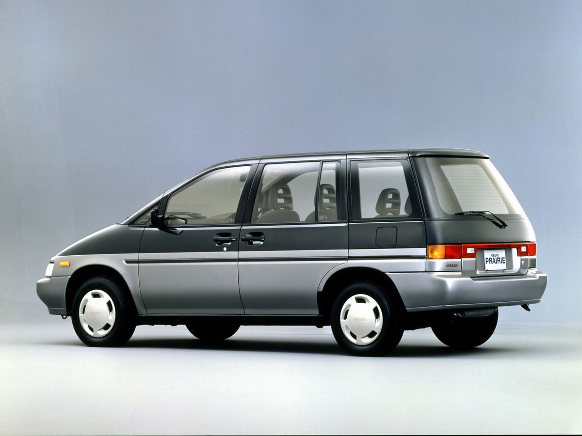 Nissan Prairie 1988. Carrosserie, extérieur. Compact Van, 2 génération