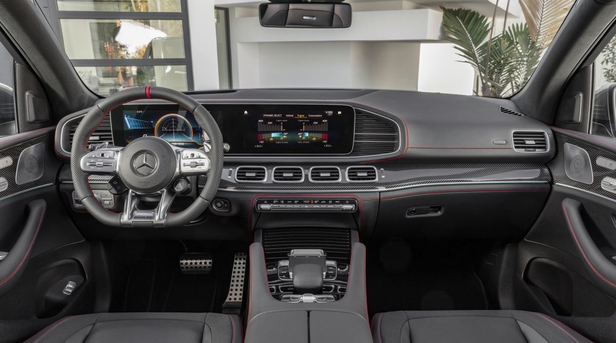 Mercedes GLE AMG 2019. Dashboard. SUV 5-doors, 2 generation