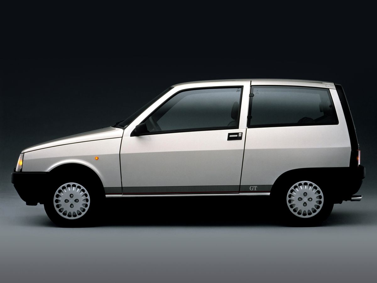 Lancia Y10 1985. Carrosserie, extérieur. Mini 3-portes, 1 génération