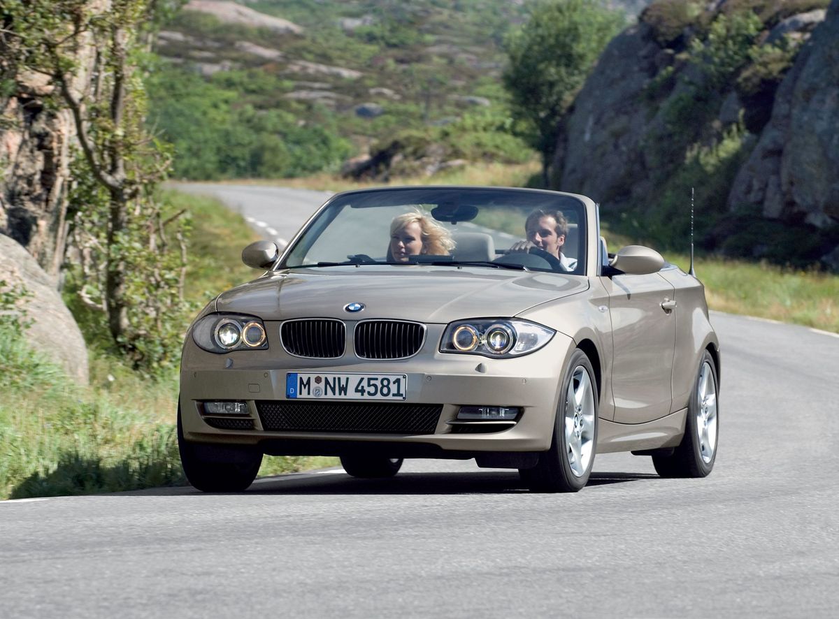 BMW 1 series 2008. Carrosserie, extérieur. Cabriolet, 1 génération, restyling