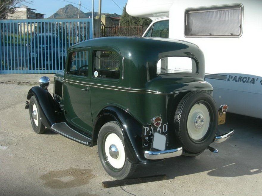 פיאט 508 ‏1932. מרכב, צורה. סדאן 2 דלתות, 1 דור