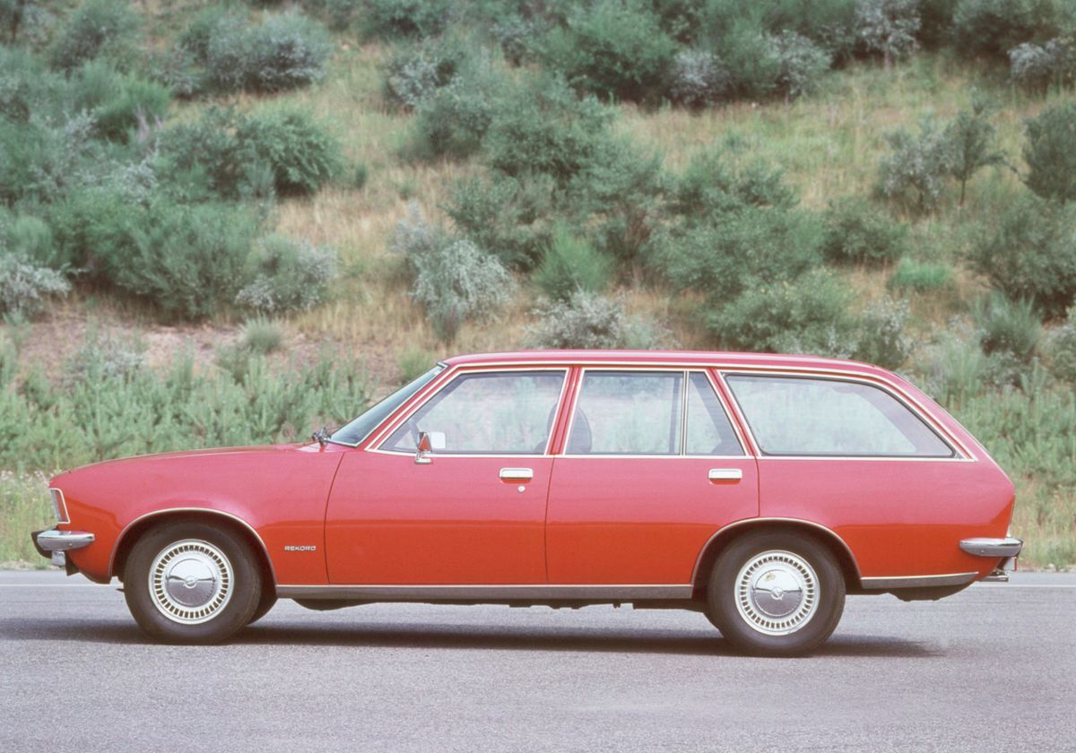 Opel Rekord 1972. Carrosserie, extérieur. Break 5-portes, 4 génération