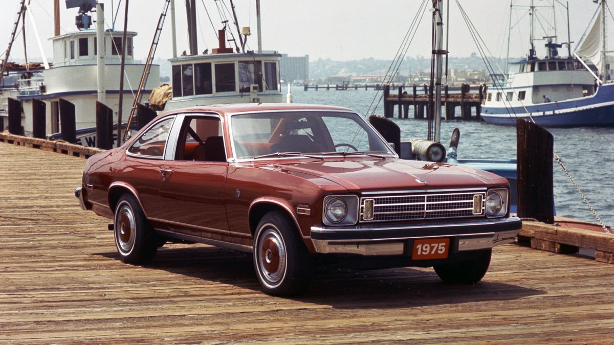 Chevrolet Nova 1974. Carrosserie, extérieur. Coupé, 4 génération