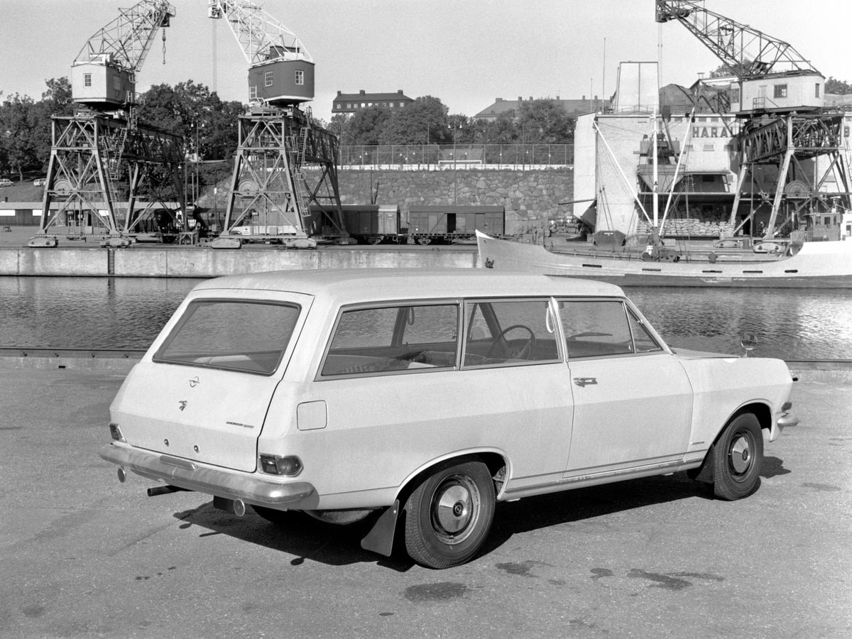 Opel Rekord 1965. Carrosserie, extérieur. Break 3-portes, 2 génération