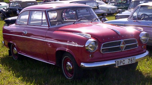 Боргвард Изабелла 1958. Кузов, экстерьер. Седан 2 дв., 2 поколение