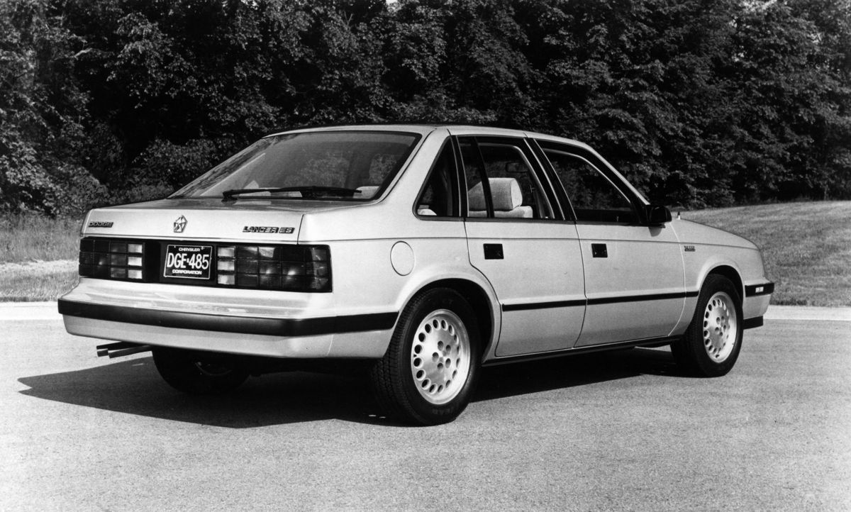 Dodge Lancer 1985. Carrosserie, extérieur. Liftback, 1 génération