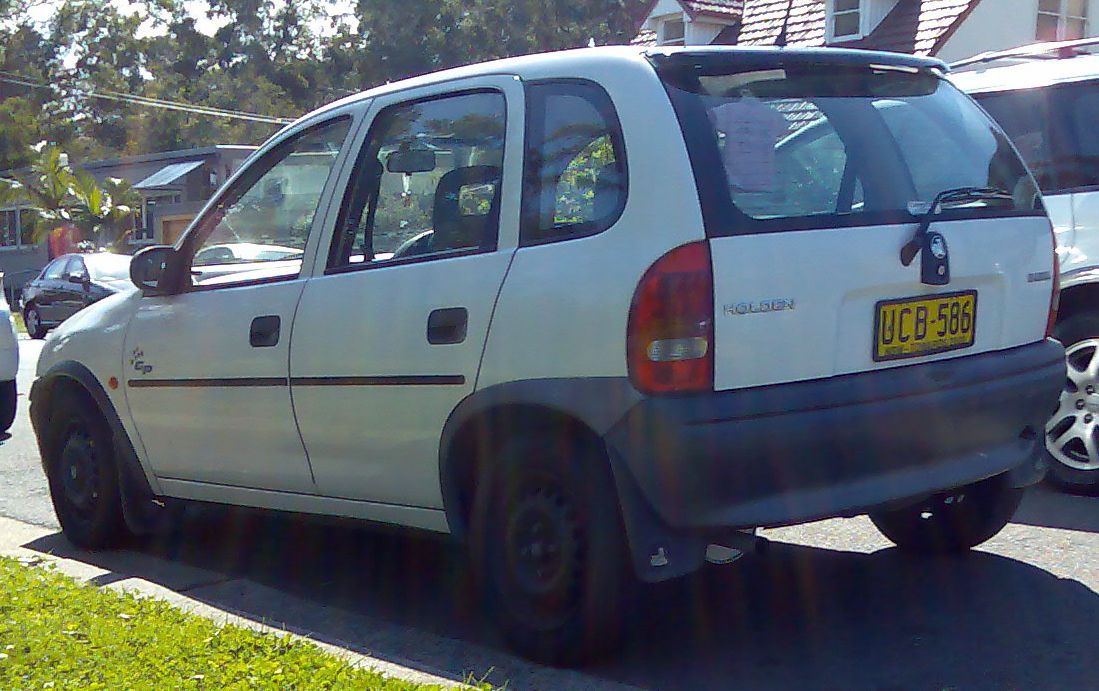Holden Barina 1997. Carrosserie, extérieur. Mini 5-portes, 3 génération