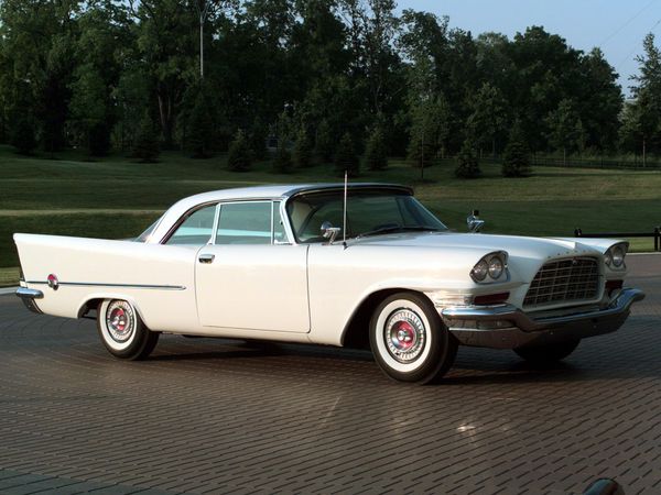 Chrysler 300 Letter Series 1957. Carrosserie, extérieur. Coupé sans montants, 3 génération