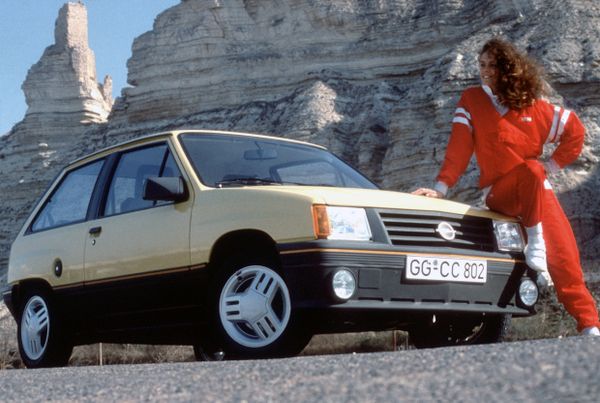Opel Corsa 1982. Carrosserie, extérieur. Mini 3-portes, 1 génération