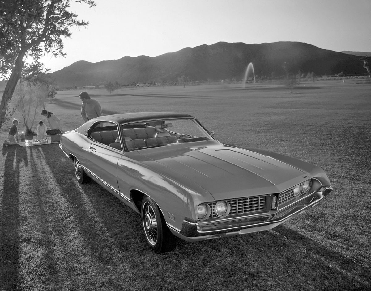 Ford Torino 1970. Carrosserie, extérieur. Coupé sans montants, 2 génération