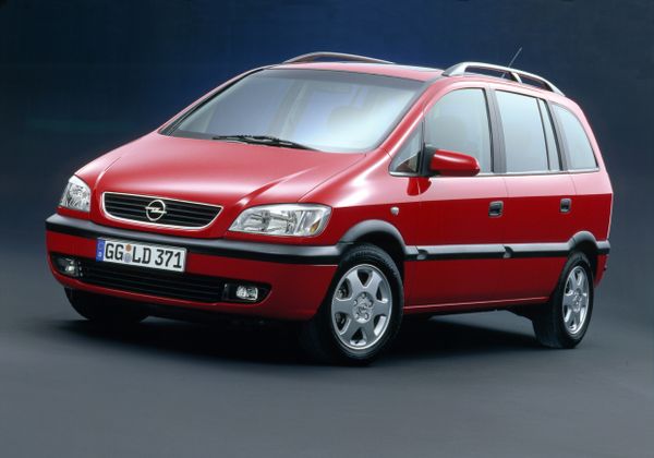 Opel Zafira 1999. Carrosserie, extérieur. Compact Van, 1 génération