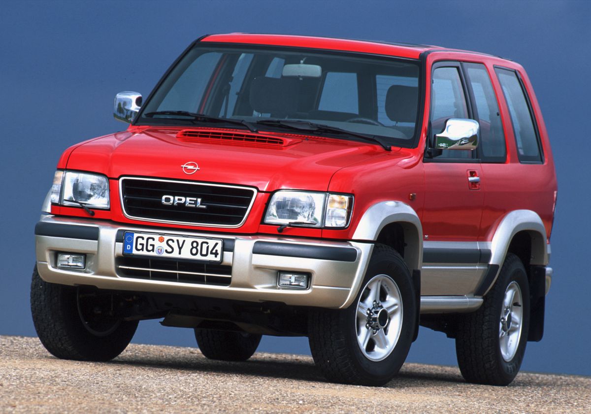 Opel Monterey 1998. Carrosserie, extérieur. VUS 3-portes, 1 génération, restyling