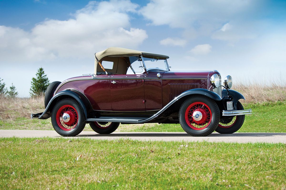 Ford V8 1932. Carrosserie, extérieur. Roadster, 1 génération