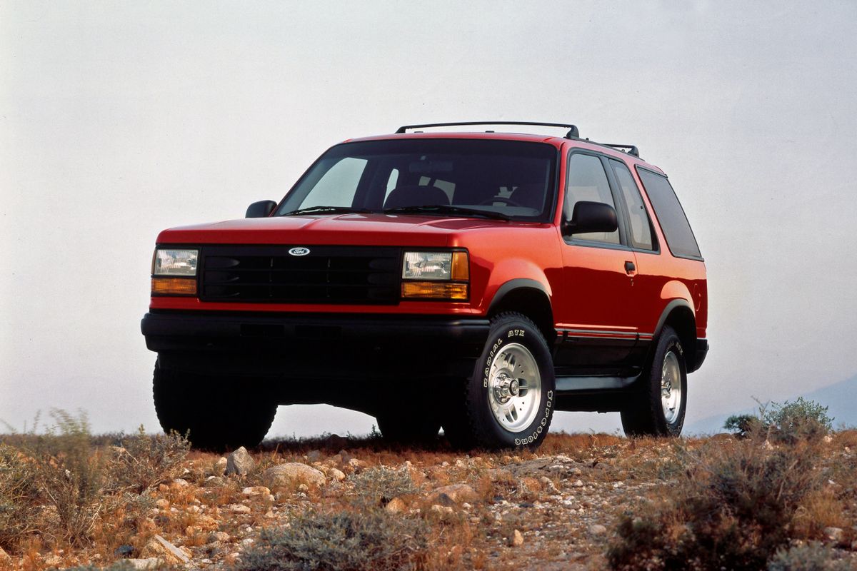 פורד אקספלורר ‏1990. מרכב, צורה. רכב שטח 3 דלתות, 1 דור