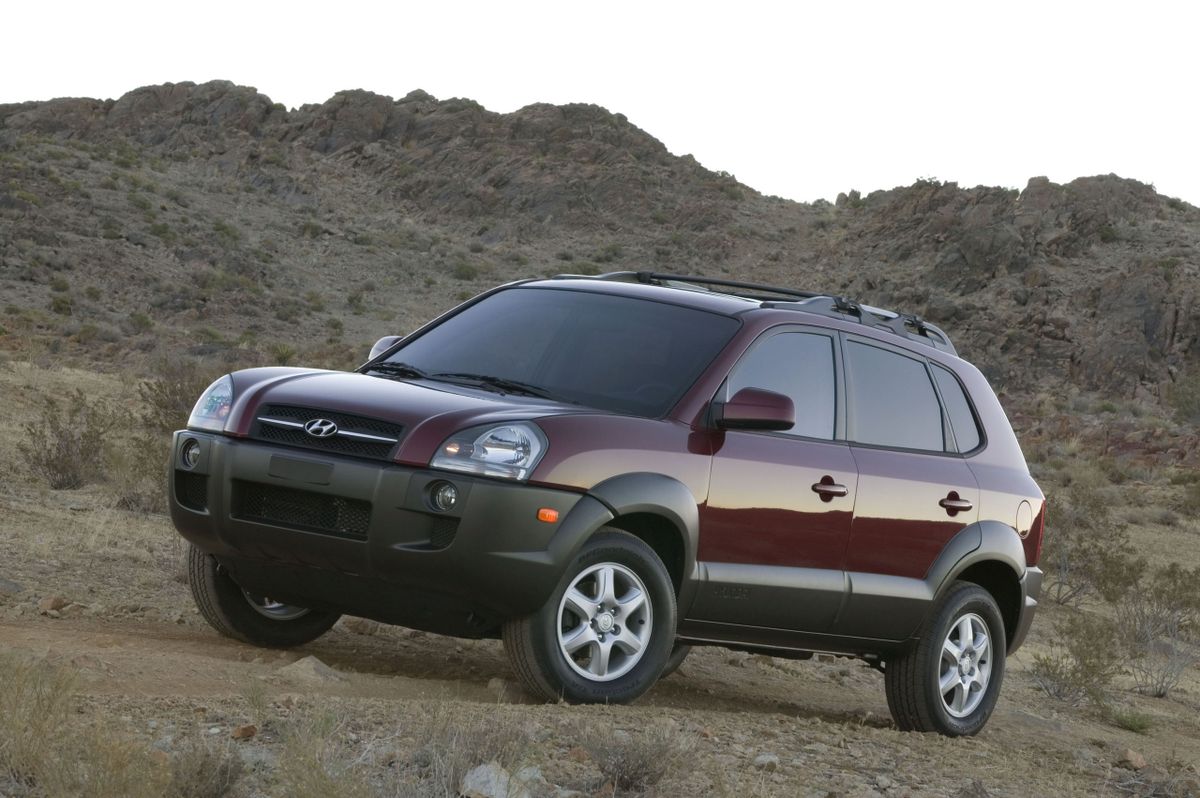 יונדאי טוסון ‏2004. מרכב, צורה. רכב שטח 5 דלתות, 1 דור