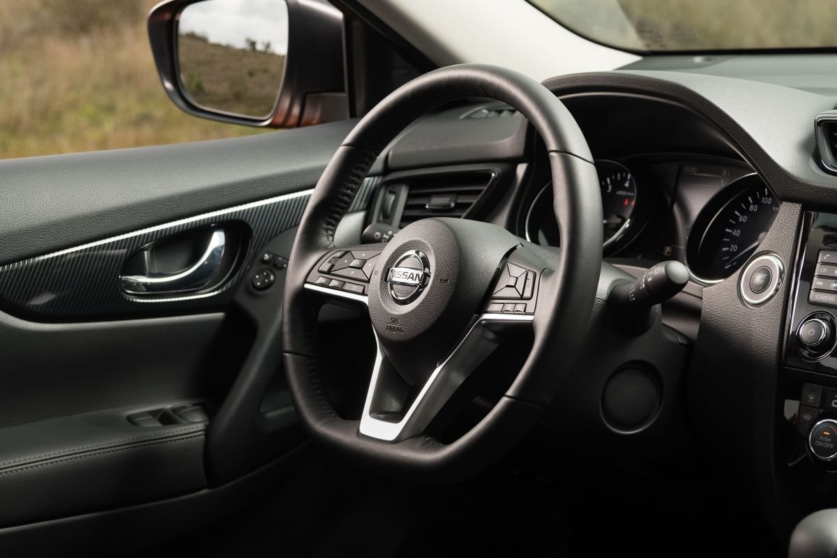 Nissan X-Trail 2017. Steering wheel. SUV 5-doors, 3 generation, restyling