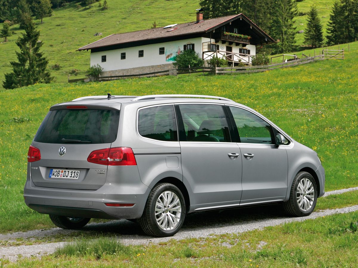 Volkswagen Sharan 2010. Carrosserie, extérieur. Monospace, 2 génération