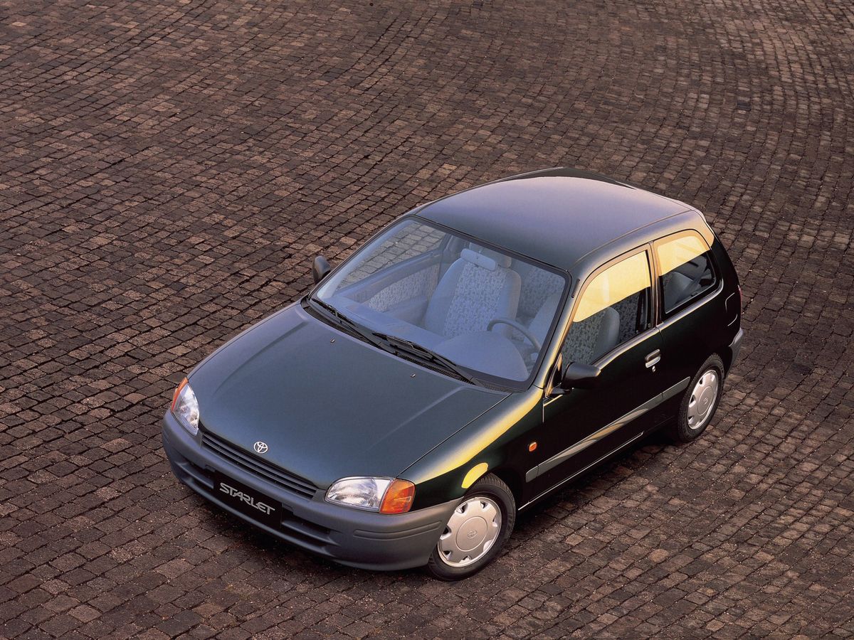 Toyota Starlet 1995. Carrosserie, extérieur. Mini 3-portes, 5 génération